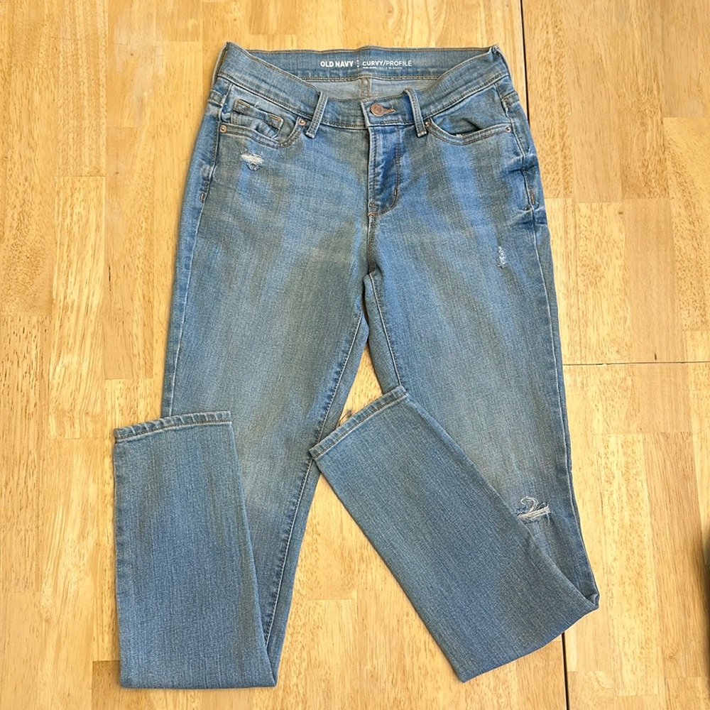 Old Navy Curvy Midrise Jeans - Light Wash